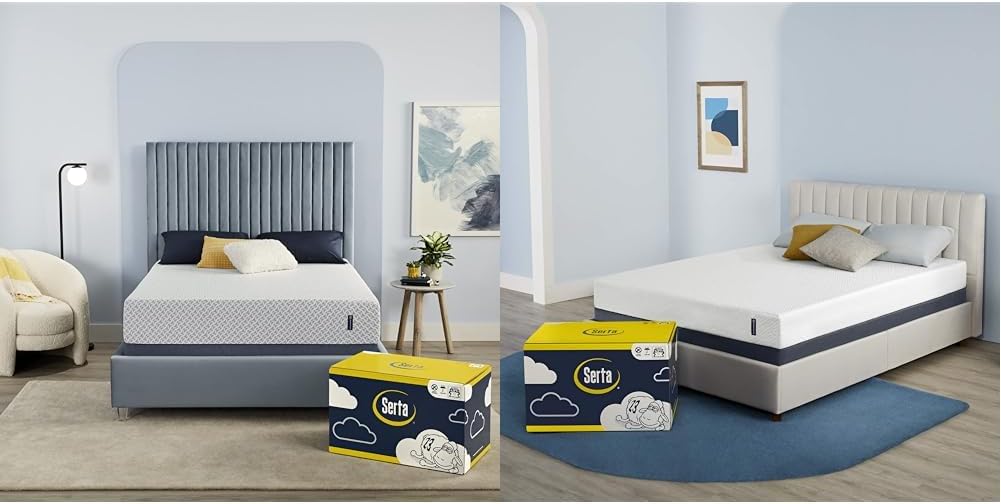 10" Cooling Gel Memory Foam Twin Mattress Bundle W662
