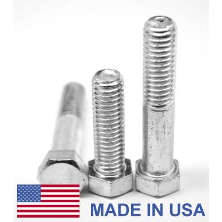 1 inch-8 x 4 1/2 inch Coarse Thread Grade 5 Hex Cap Screw, Zinc Plated, Pk 30 C842465