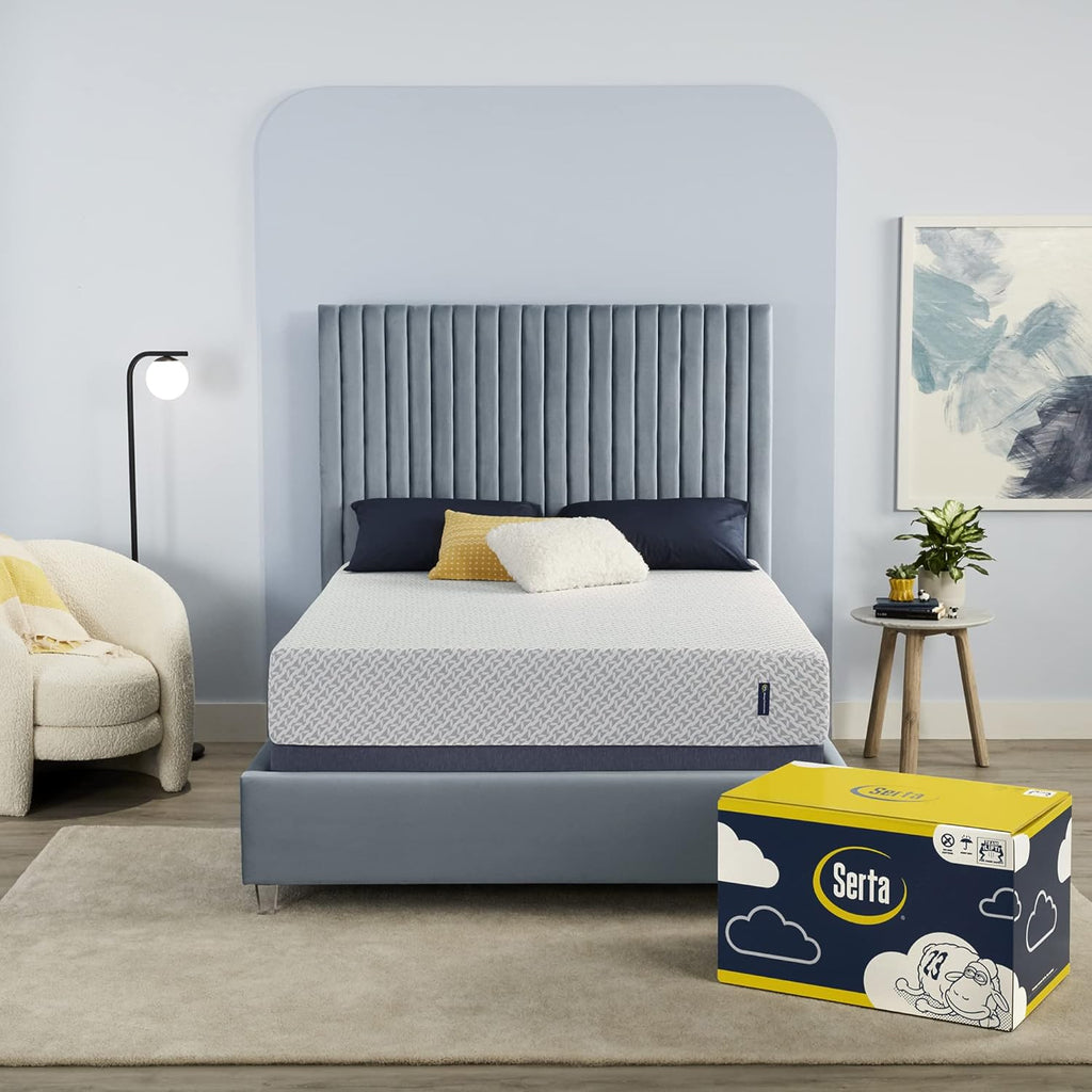 10" Cooling Gel Memory Foam Twin Mattress Bundle W662