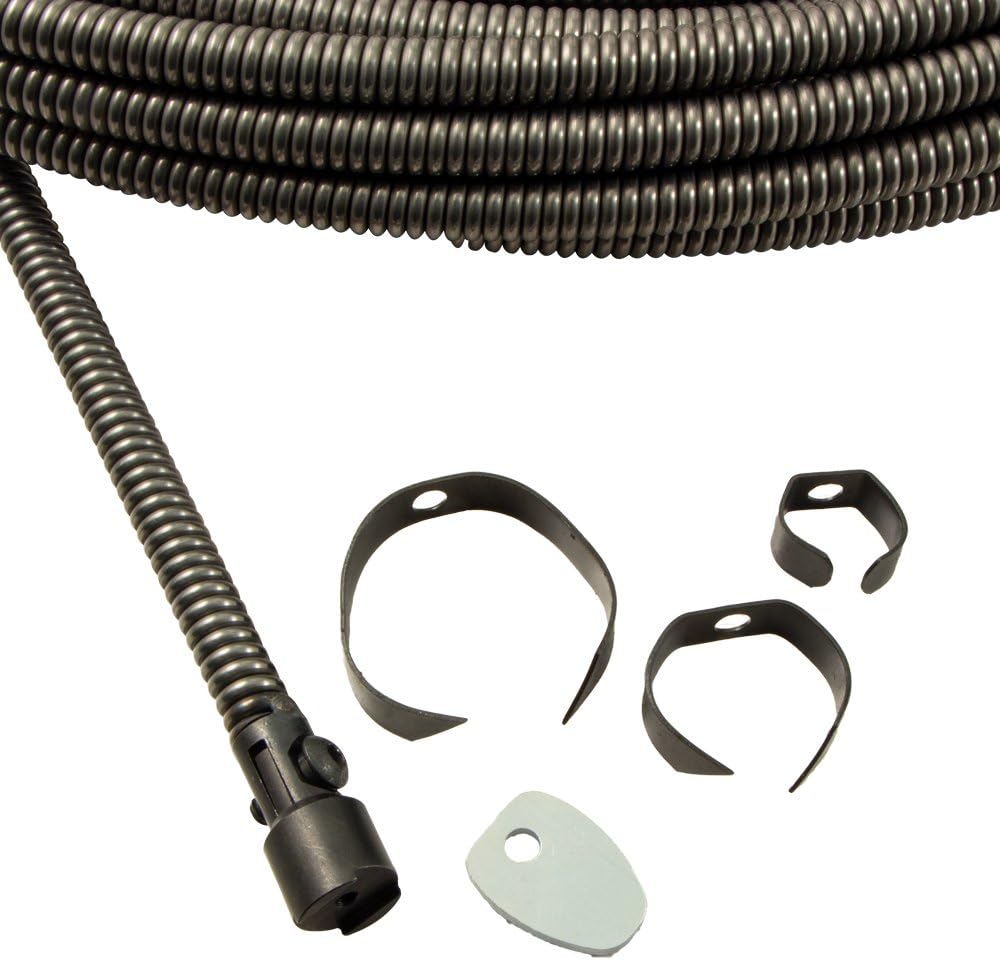 1/2 Drain Cable x 50' with 5 pc. blade cutting kit V9822