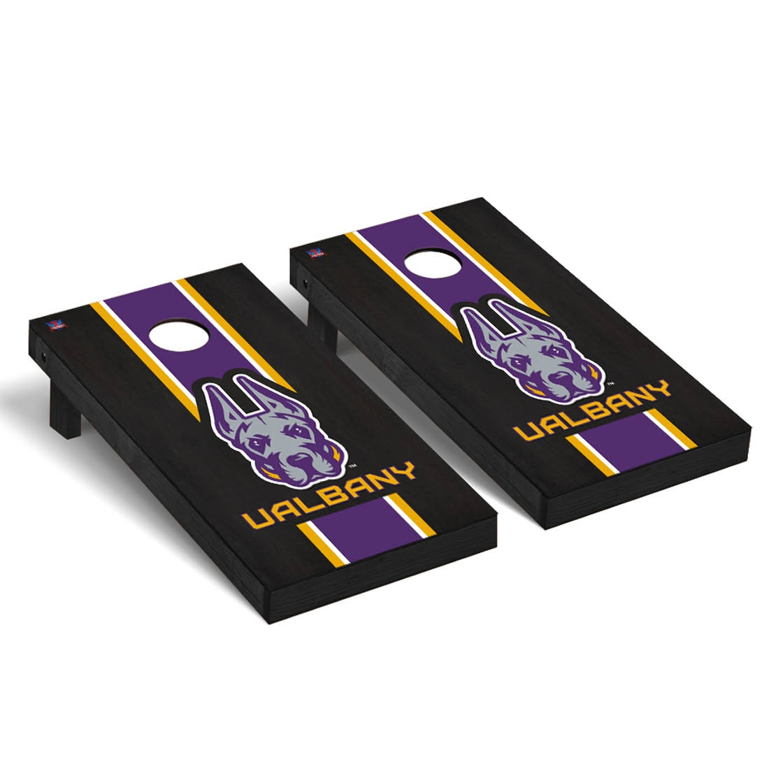 Onyx Stained Stripe Cornhole Game Set K79966