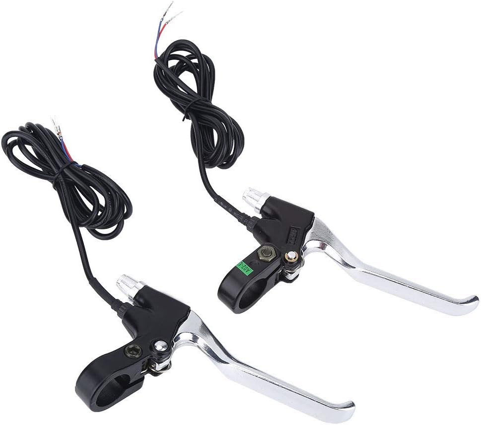 1 Pair 2 Wires Universal Left Right Brakes E Bike Brake Lever Replacement Parts R182103