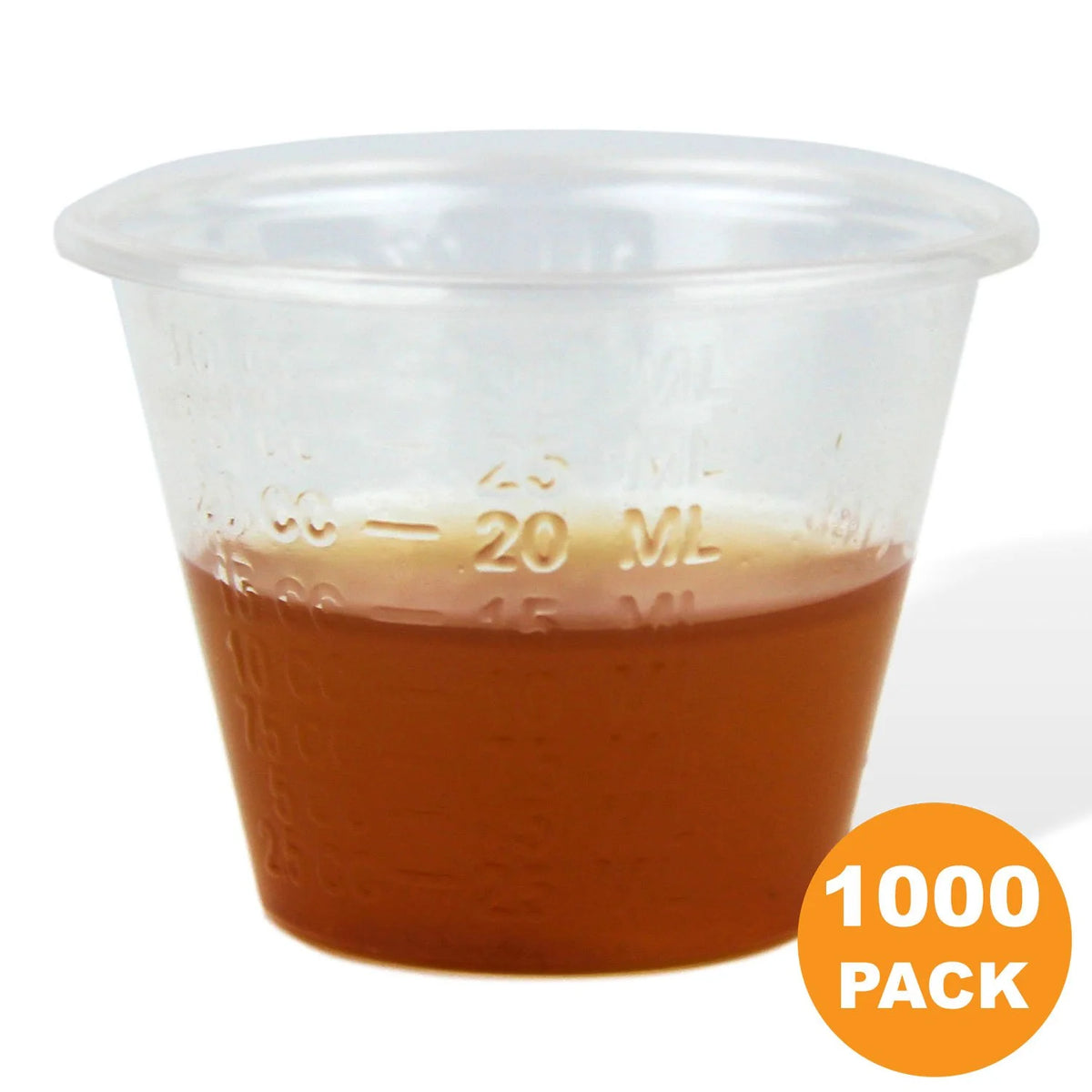 1 oz Disposable Polypropylene Medicine Cups, 1000 Cups A80267