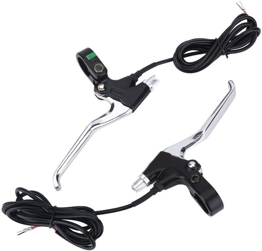 1 Pair 2 Wires Universal Left Right Brakes E Bike Brake Lever Replacement Parts R182103