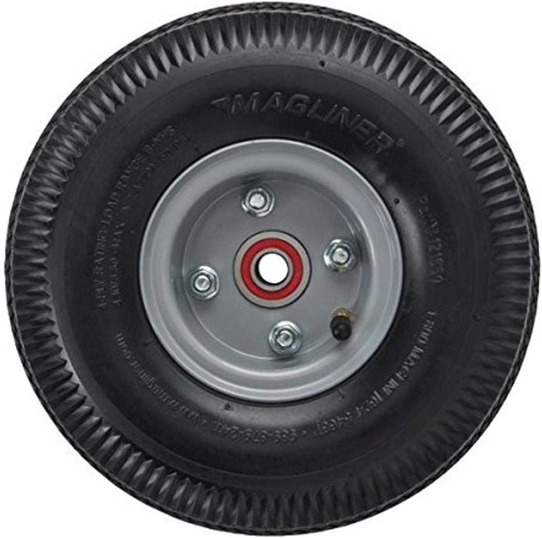 10" x 3.5" Pneumatic Wheel for Hand Truck (2 Pack) I7966