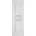 12 in. x 69 in. Primed Raised Panel Shutters Pair V77228