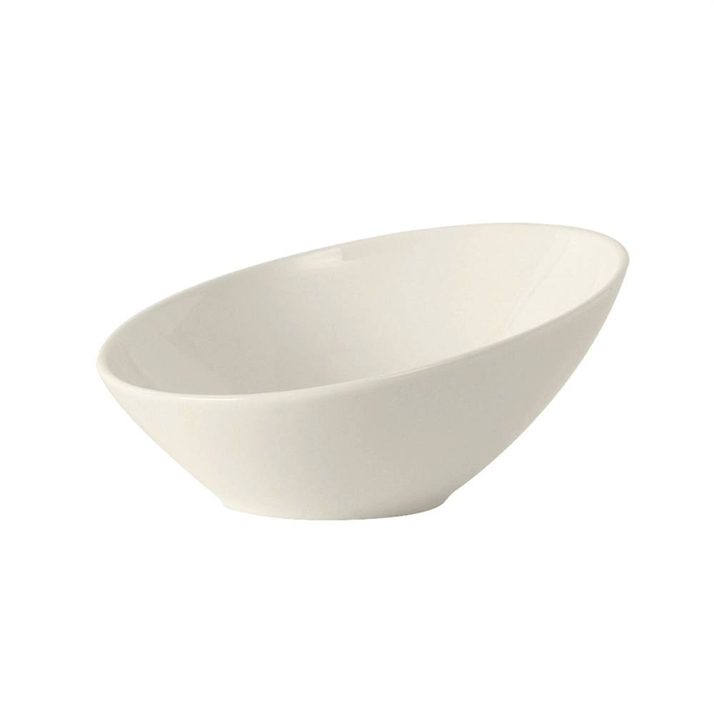 10 1/2 oz Slant Bowl Pearl White Case of 12 I290