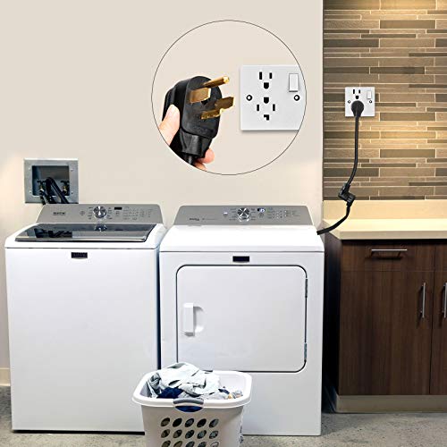 1.5 FT 30 Amp Dryer Adapter NEMA 10-30P to 14-30R G638995