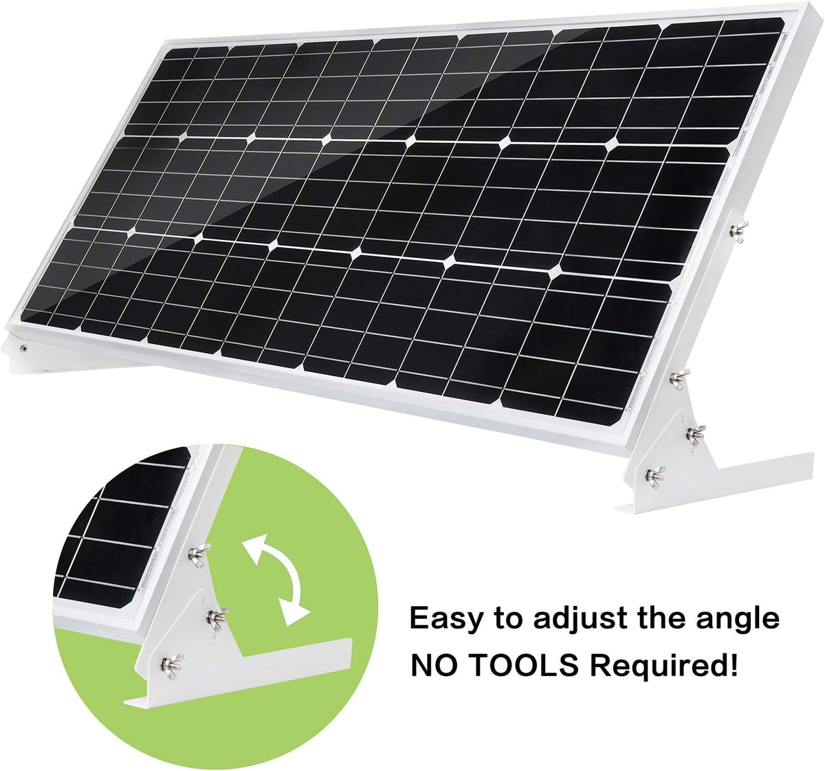 100W 12V Solar Panel Kit with 20A Charge Controller X377