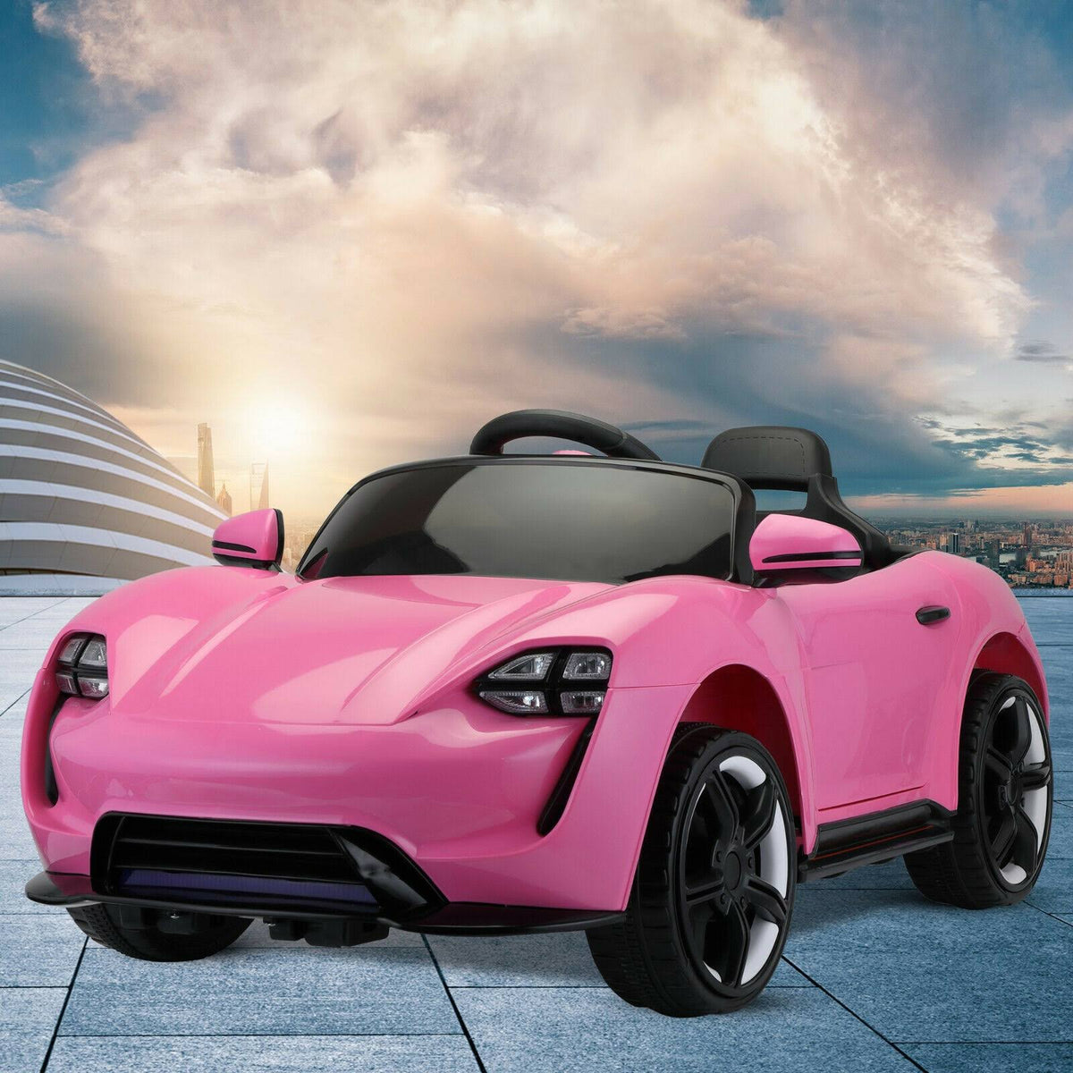 12V Kids Electric Ride on Car with Remote Control, Pink E15021