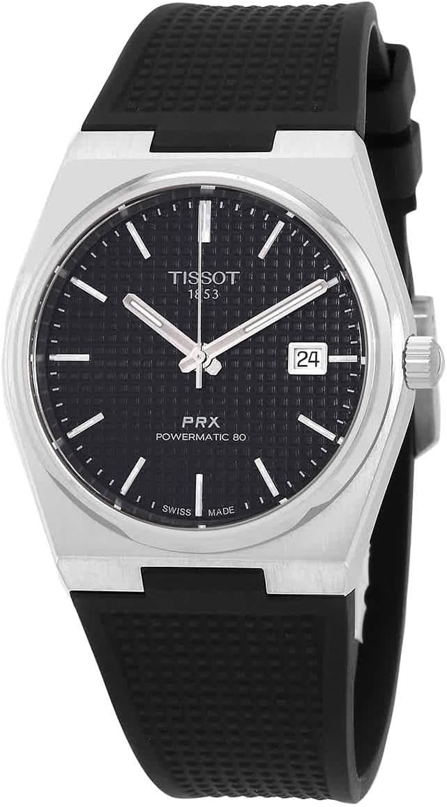 Black Rubber Automatic Watch J85026