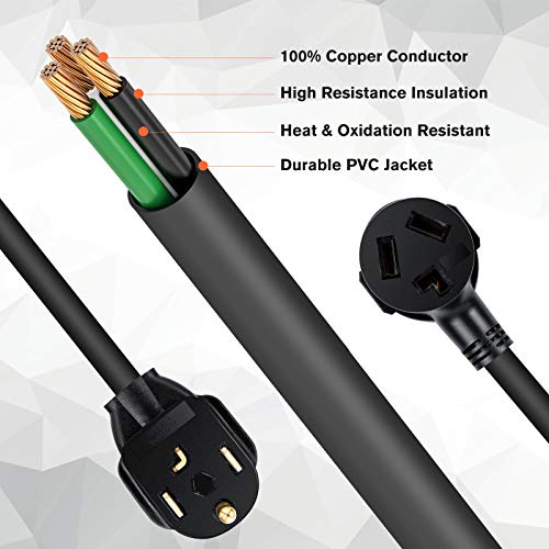 1.5 FT 30 Amp Dryer Adapter NEMA 10-30P to 14-30R G638995