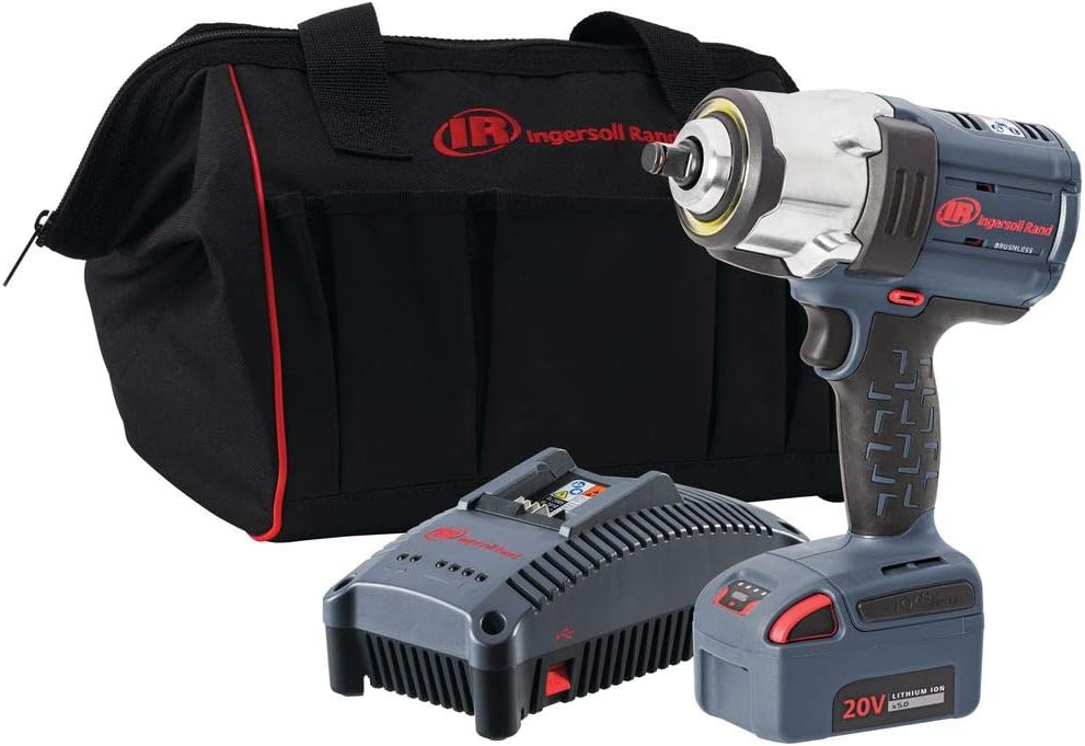 1/2" Cordless Impact Wrench with Battery Kit, Brushless Motor, 1500 ft/lbs Nut Busting Torque T7659