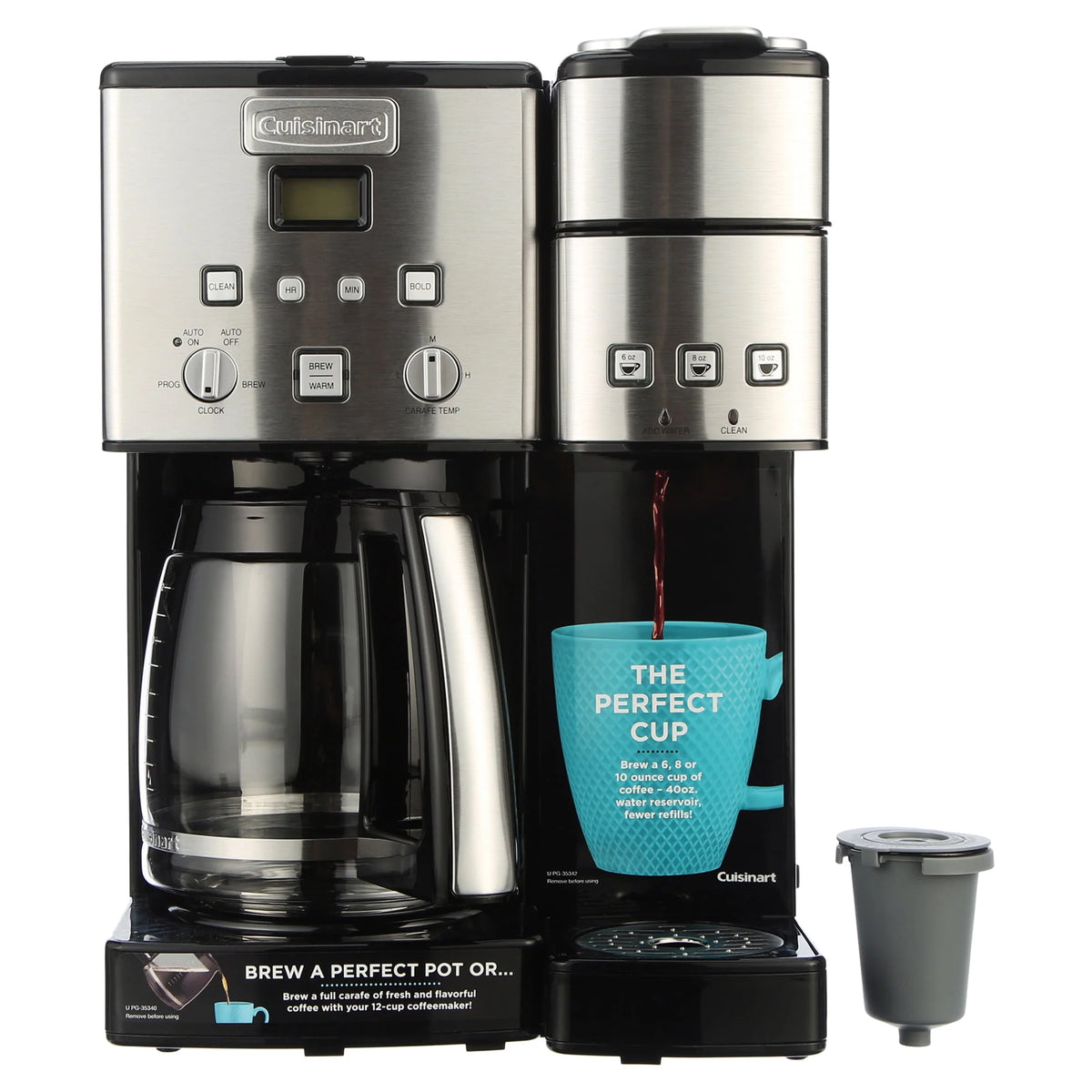 12 Cup Coffeemaker and Single-Serve Brewer J79714